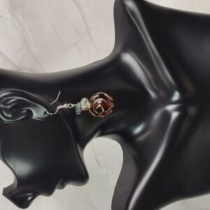 Safari Murano Art Glass Earrings